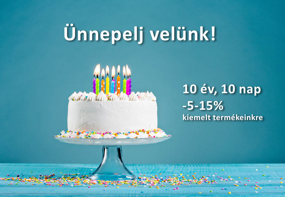 10 évesek lettünk