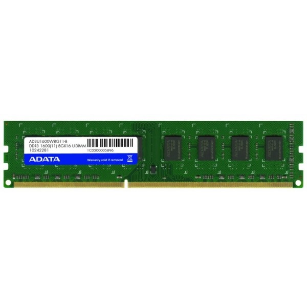 ADATA Memória DDR3 8GB 1600MHz CL11