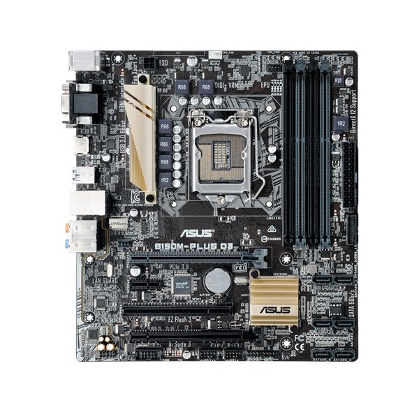 ASUS Alaplap S1151 B150M-PLUS D3 INTEL B150