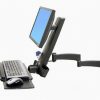 Ergotron 200 Series Combo Arm white fali monitor állvány