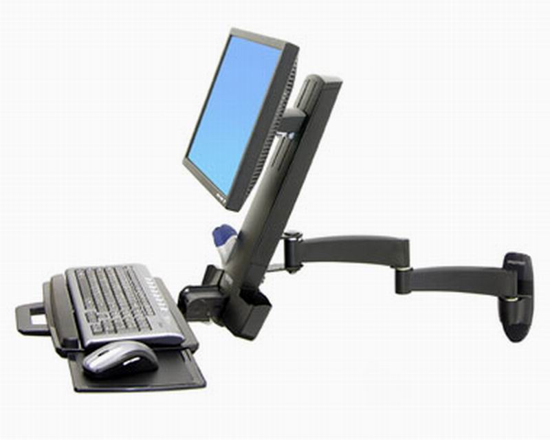 Kimse gayret manevi  Ergotron 200 Series Combo Arm white fali monitor állvány - ITCapital