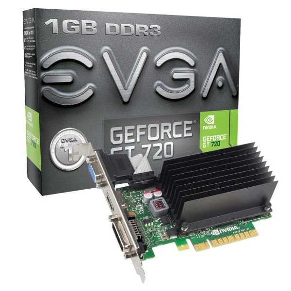 EVGA Videokártya PCI-Ex16x nVIDIA GT 720 1GB DDR3