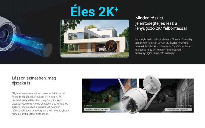 Ezviz H3C 2K+ Wifi IP kamera