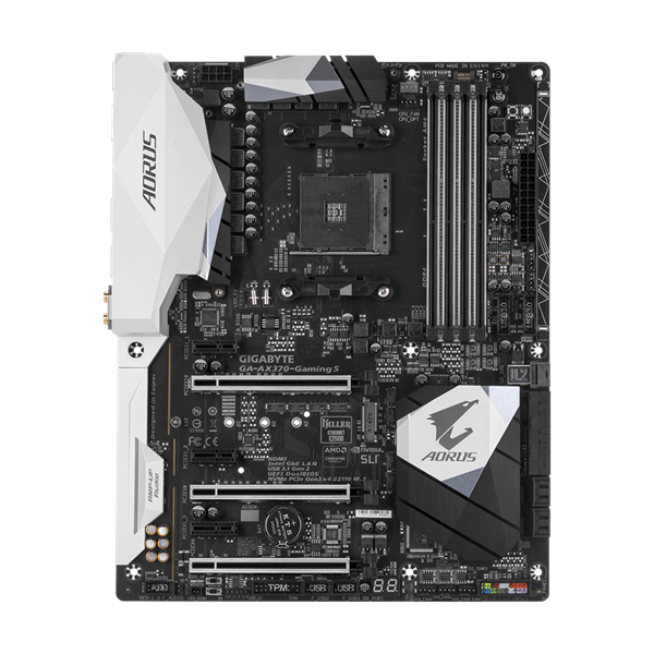 GIGABYTE Alaplap AM4 AORUS AX370-GAMING 5 AMD AX370