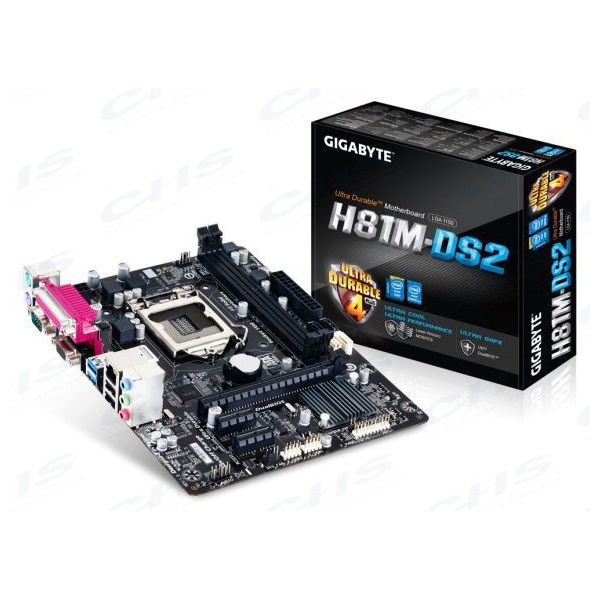 GIGABYTE Alaplap S1150 H81M-DS2 INTEL H81