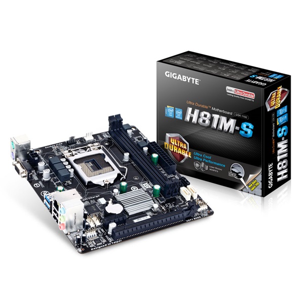 GIGABYTE Alaplap S1150 H81M-S INTEL H81