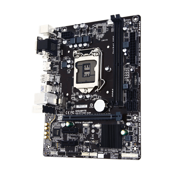 GIGABYTE Alaplap S1151 H110M-S2H INTEL H110