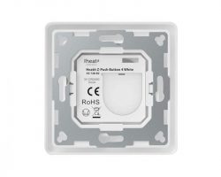 Heatit Z-Push Button 4 Fehér Z-wave okos fali kapcsoló