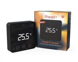 Heatit Z-Temp2 Fekete okos termosztát