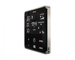 Heltun Fan Coil Thermostat Fekete-ezüst okos termosztát HE-FT01-SK