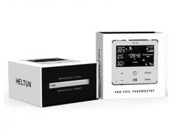 Heltun Fan Coil Thermostat Fekete-fekete okos termosztát HE-FT01-MKK