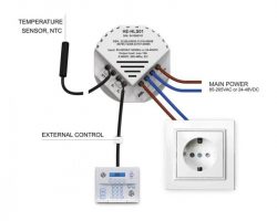 Heltun High Load Switch 16A okos relé HE-HLS01