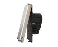 Heltun Touch Panel Switch Duo Fehér-ezüst okos fali kapcsoló HE-TPS02-SW