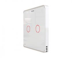 Heltun Touch Panel Switch Duo Fehér-fehér okos fali kapcsoló HE-TPS02-WW