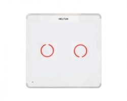 Heltun Touch Panel Switch Duo Fehér-fehér okos fali kapcsoló HE-TPS02-WW
