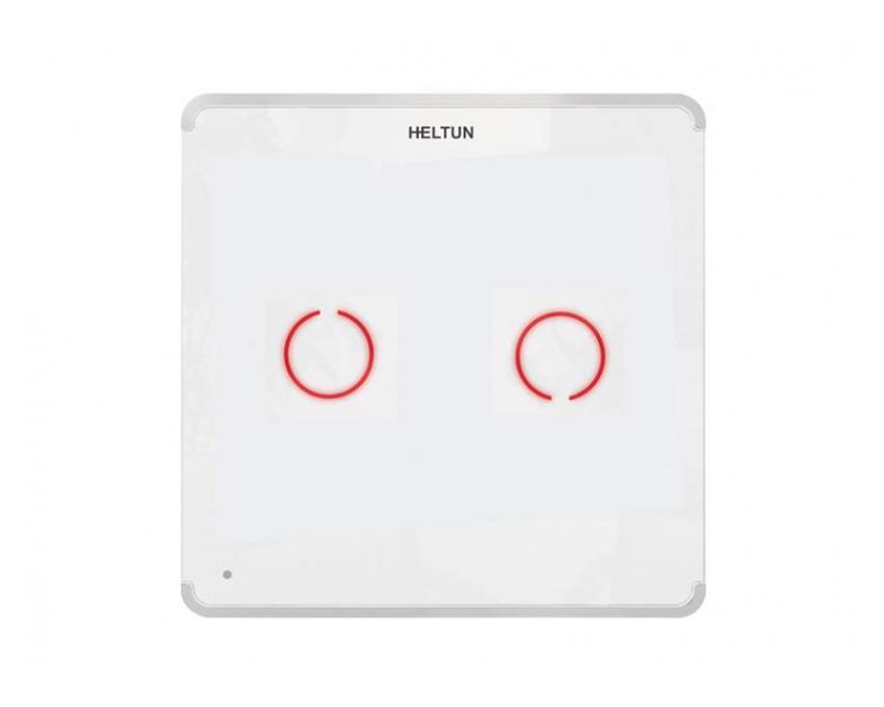 Heltun Touch Panel Switch Duo Fehér-fehér okos fali kapcsoló HE-TPS02-WW