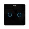 Heltun Touch Panel Switch Duo Fekete-fekete okos fali kapcsoló HE-TPS02-GKK
