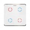 Heltun Touch Panel Switch Quarto Fehér-ezüst okos fali kapcsoló HE-TPS04-SW