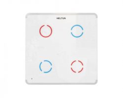 Heltun Touch Panel Switch Quarto Fehér-fehér okos fali kapcsoló HE-TPS04-WW