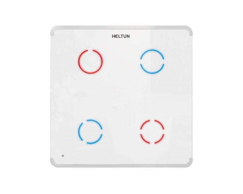 Heltun Touch Panel Switch Quarto Fehér-fehér okos fali kapcsoló HE-TPS04-WW