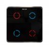 Heltun Touch Panel Switch Quarto Fekete-ezüst okos fali kapcsoló HE-TPS04-SK