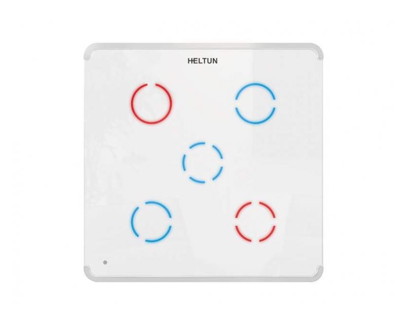 Heltun Touch Panel Switch Quinto Fehér-fehér okos fali kapcsoló HE-TPS05-WW