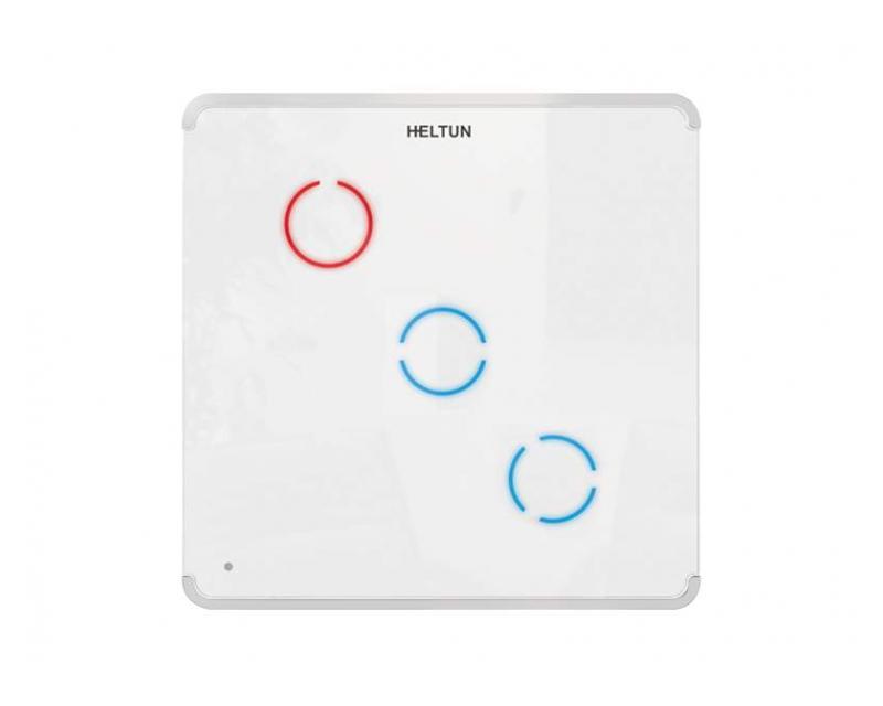 Heltun Touch Panel Switch Trio Fehér-fehér okos fali kapcsoló HE-TPS03-WW