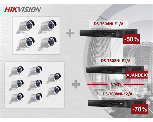 Hikvision nyári NVR akció