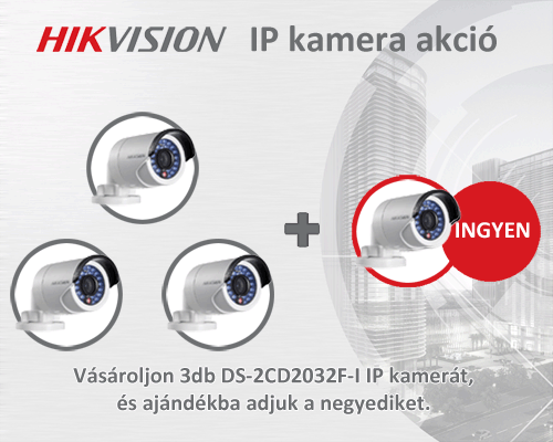 Hikvision IP kamera akció
