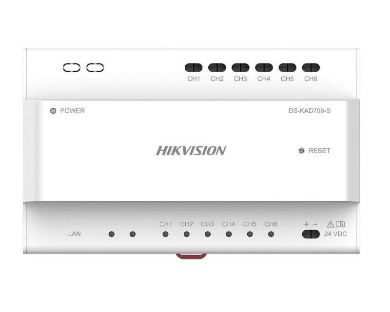 Hikvision DS-KAD706-S Disztribútor egység 2 vezetékes IP video kaputelefon rendszerhez