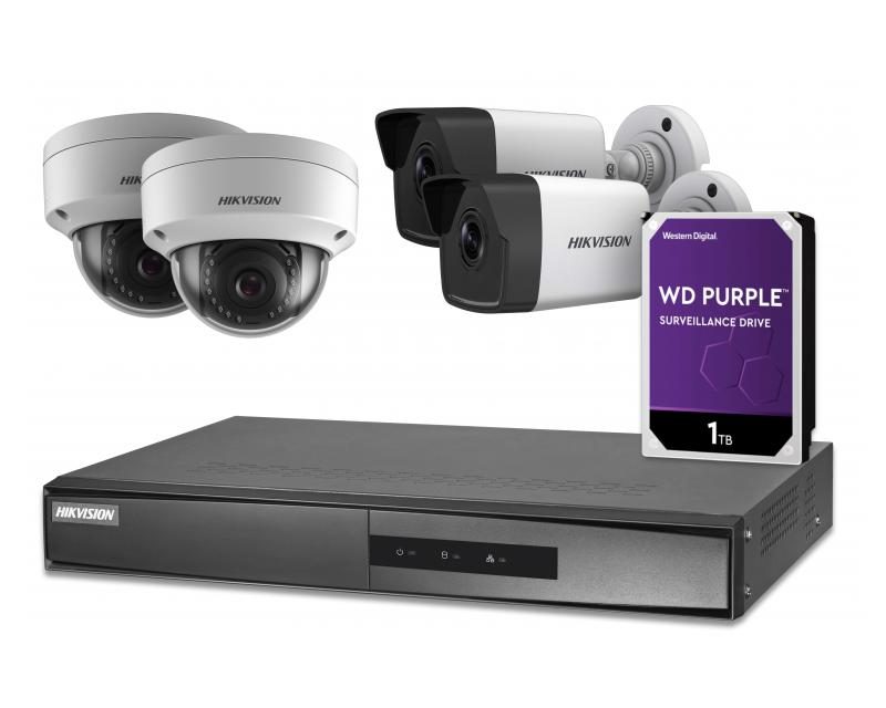 Hikvision NK42E3H-1T (WD) IP kamera rendszer szett