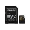 KINGSTON Memóriakártya MicroSDHC 32GB CLASS U3 UHS-I Gold (90/45) + Adapter