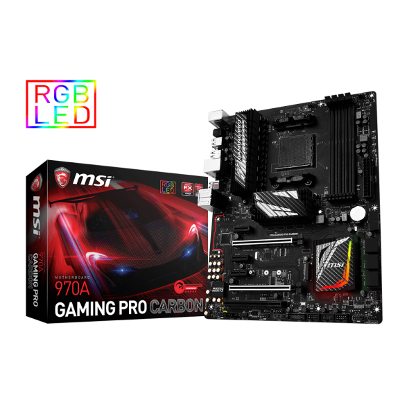 MSI Alaplap AM3+ 970A GAMING PRO CARBON AMD 970A FSB5200