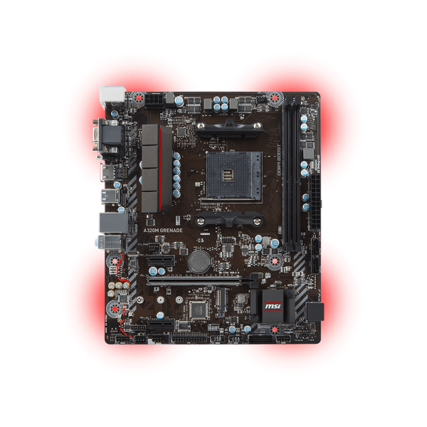 MSI Alaplap AM4 A320M GRENADE AMD A320