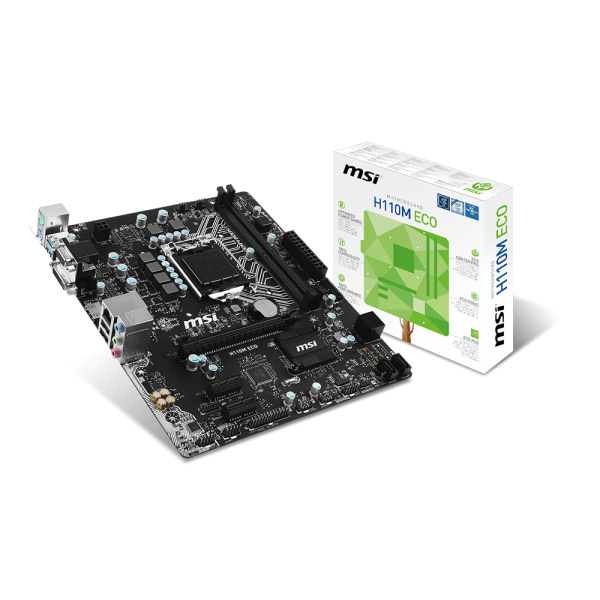 MSI Alaplap S1151 H110M ECO Intel H110