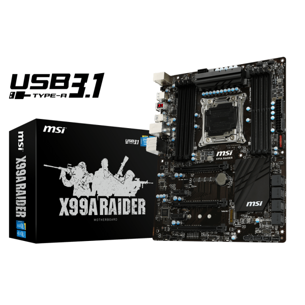 MSI Alaplap S2011 X99A RAIDER Intel X99