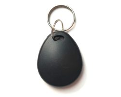 Nestron RFID-KFDEV34K-FEKETE Beléptető kulcstartó tag