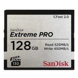 SANDISK Memóriakártya CF EXTREME Pro CFast 2.0  128GB
