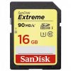 SANDISK Memóriakártya SDHC EXTREME KÁRTYA 16GB