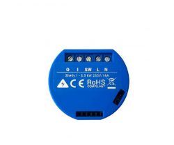 Shelly 1 egycsatornás Wi-Fi-s okosrelé