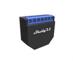 Shelly 2.5 kétáramkörös Wi-Fi-s okosrelé