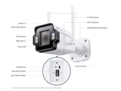 TP-Link VIGI InSight S345-4G 4mm IP kamera