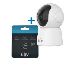 Uniview Uho-S2E IP kamera + 64GB microSD kártya