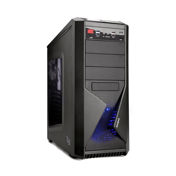 ZALMAN Ház Midi ATX Z9 Tápegység nélkül