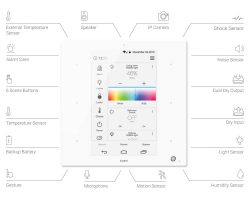 Zipato ZipaTile okos otthon központ fehér